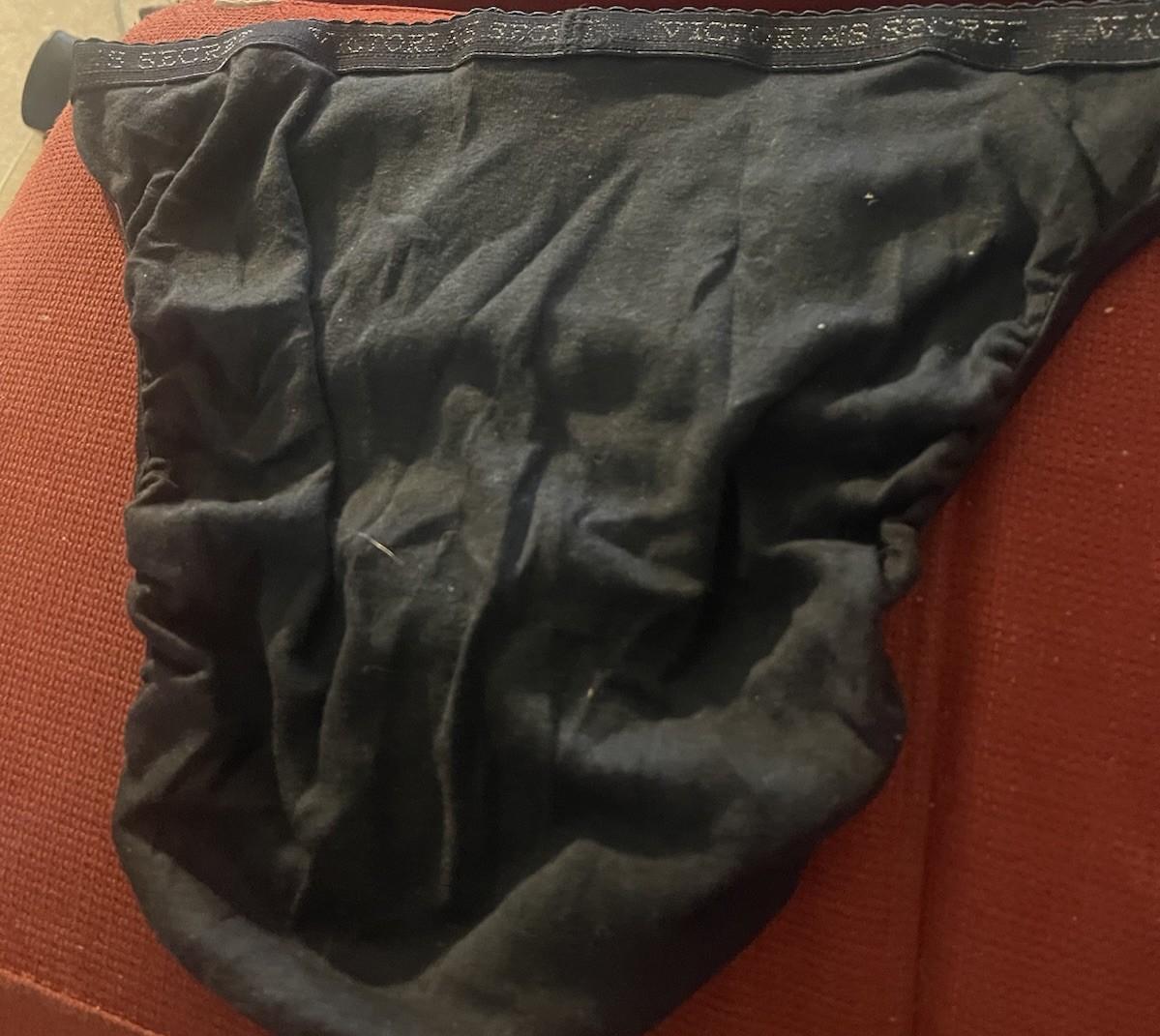 Vintage Victoria’s Secret 100% Cotton Bikini Panty Black Medium 2005 NWT