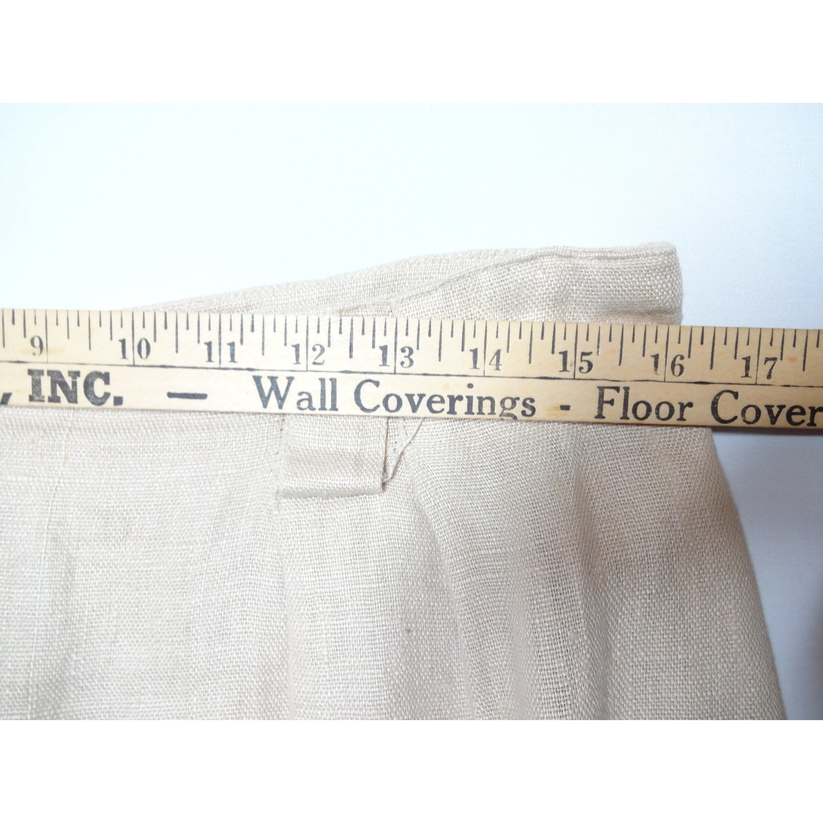 VTG Giraffe Skirt Suit Set Women 10 Beige Linen Blend 90s Professional Career