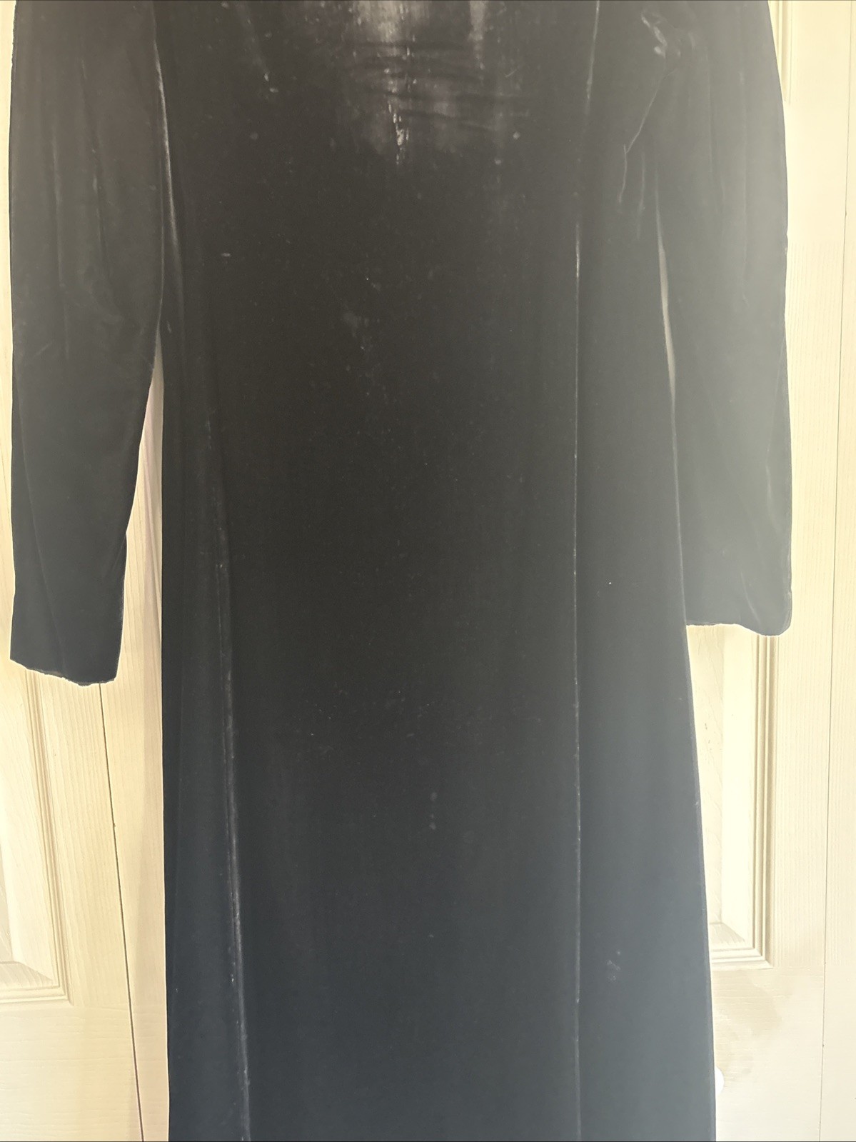 Russeks Antique Velvet Coat/ermine Collar. 1920-1930’s Opera Coat. FREE SHIP