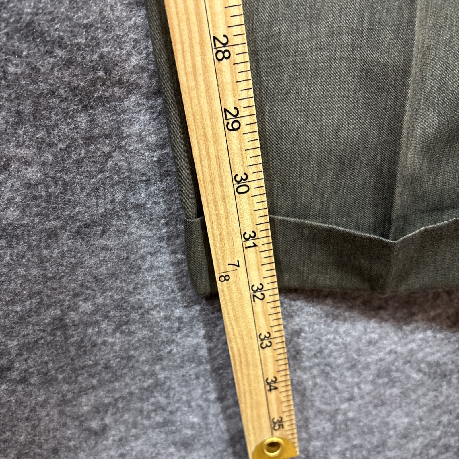 VTG 80s Farah Brown Polyester Pleated Pants 28×25 Disco Saturday Night Fever