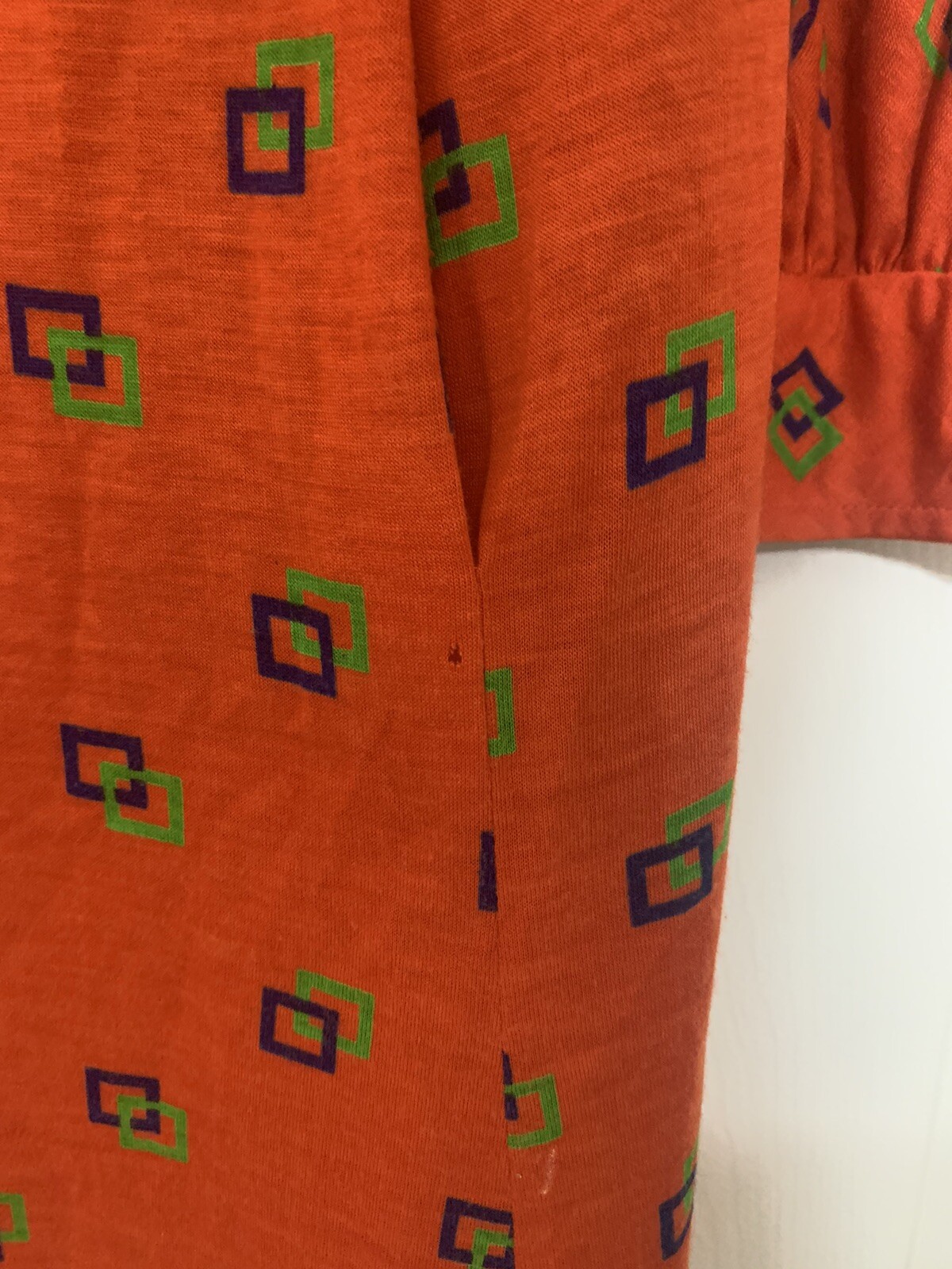 Vintage McMullen 60’s / 70’s Amazing Colors Retro Shift Dress Size 14 (H39)