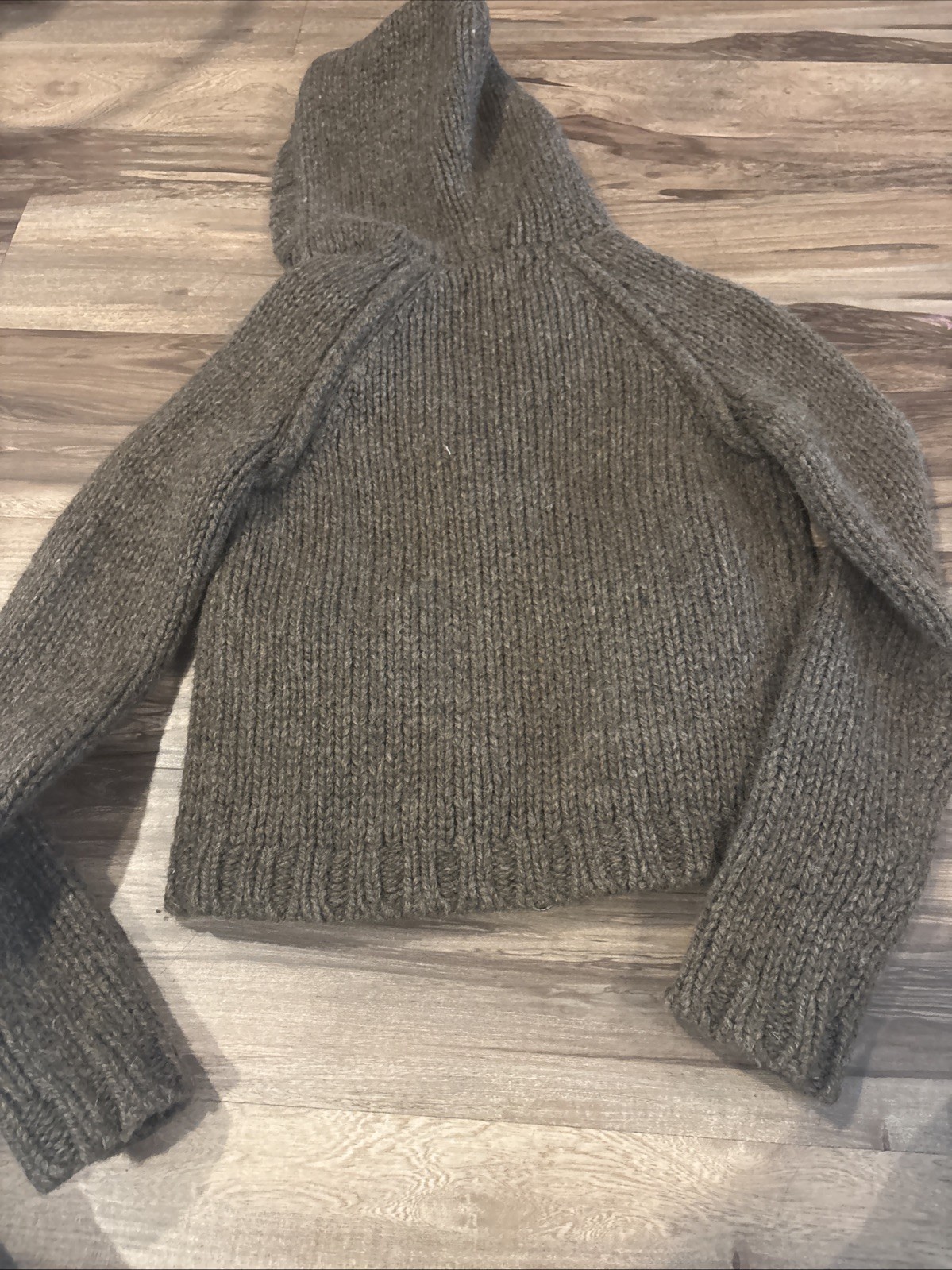 VTG Abercombie 90s Y2K Preppy Acadamia Sweater S 100% Wool Bella Swan Elena Gilb