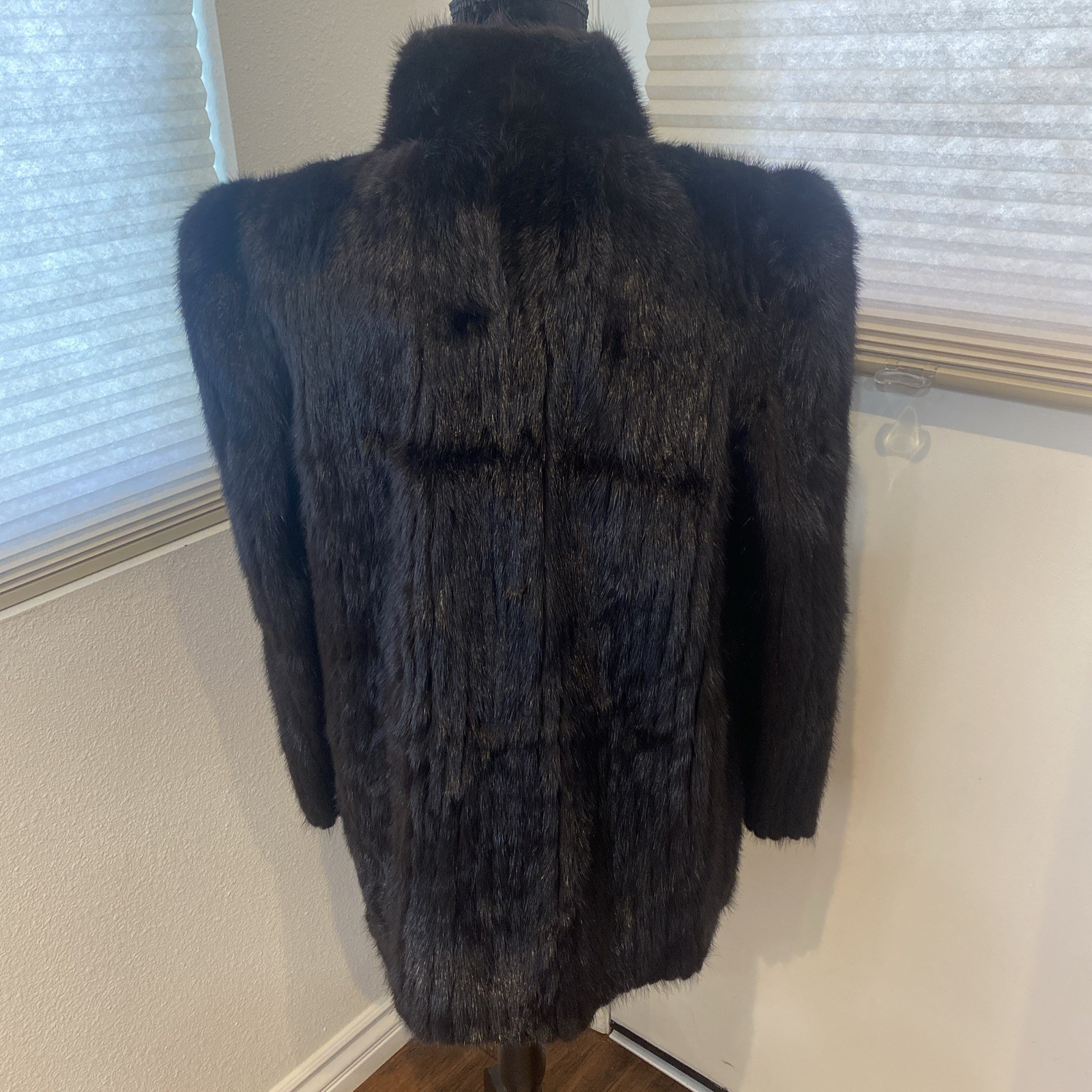 Glamorous Vintage Dion Furs Black Mink Coat
