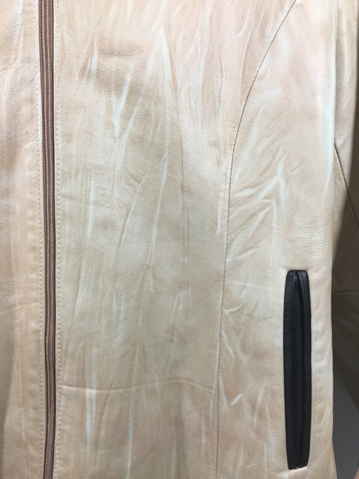 Schegge Roma Firenze Vera Pelle Women’s Leather Jacket L-52 EU XL USA