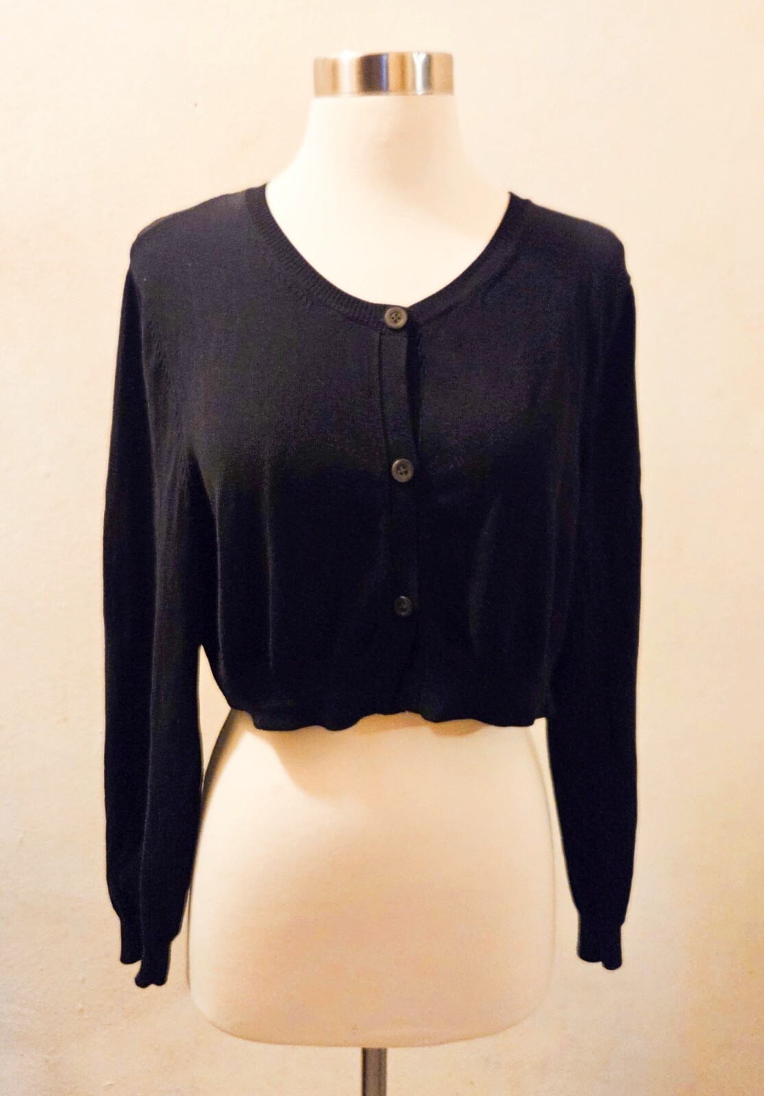 Vintage Women Dries van Noten Cropped Cardigan Cotton Blend size M/L New (Other)