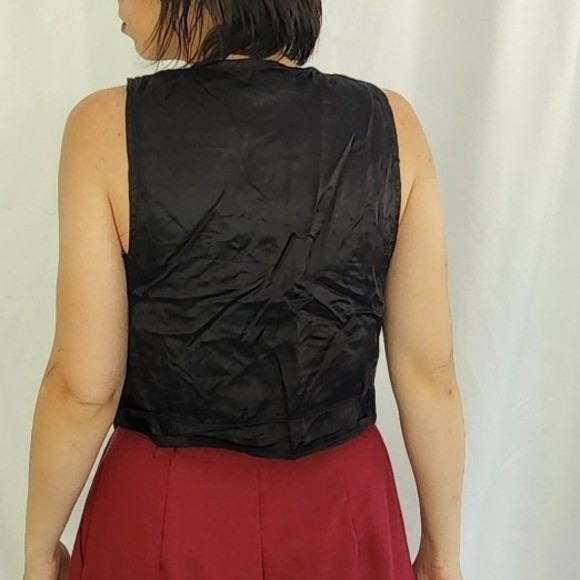 80s Black, Green and Gold Vest