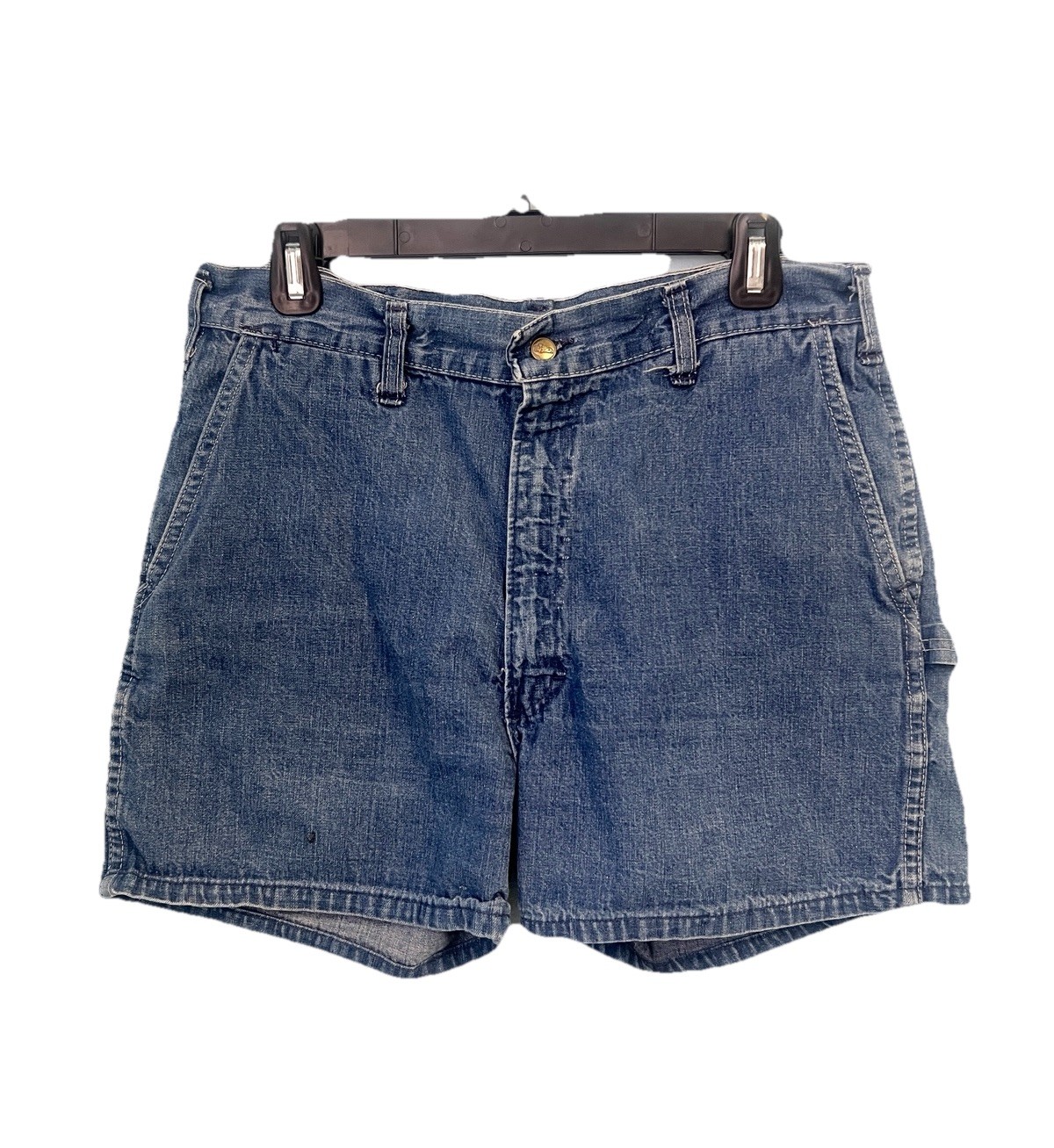 Vintage 70s OshKosh B’Gosh Denim Shorts Women’s Talon Zip Union Made USA