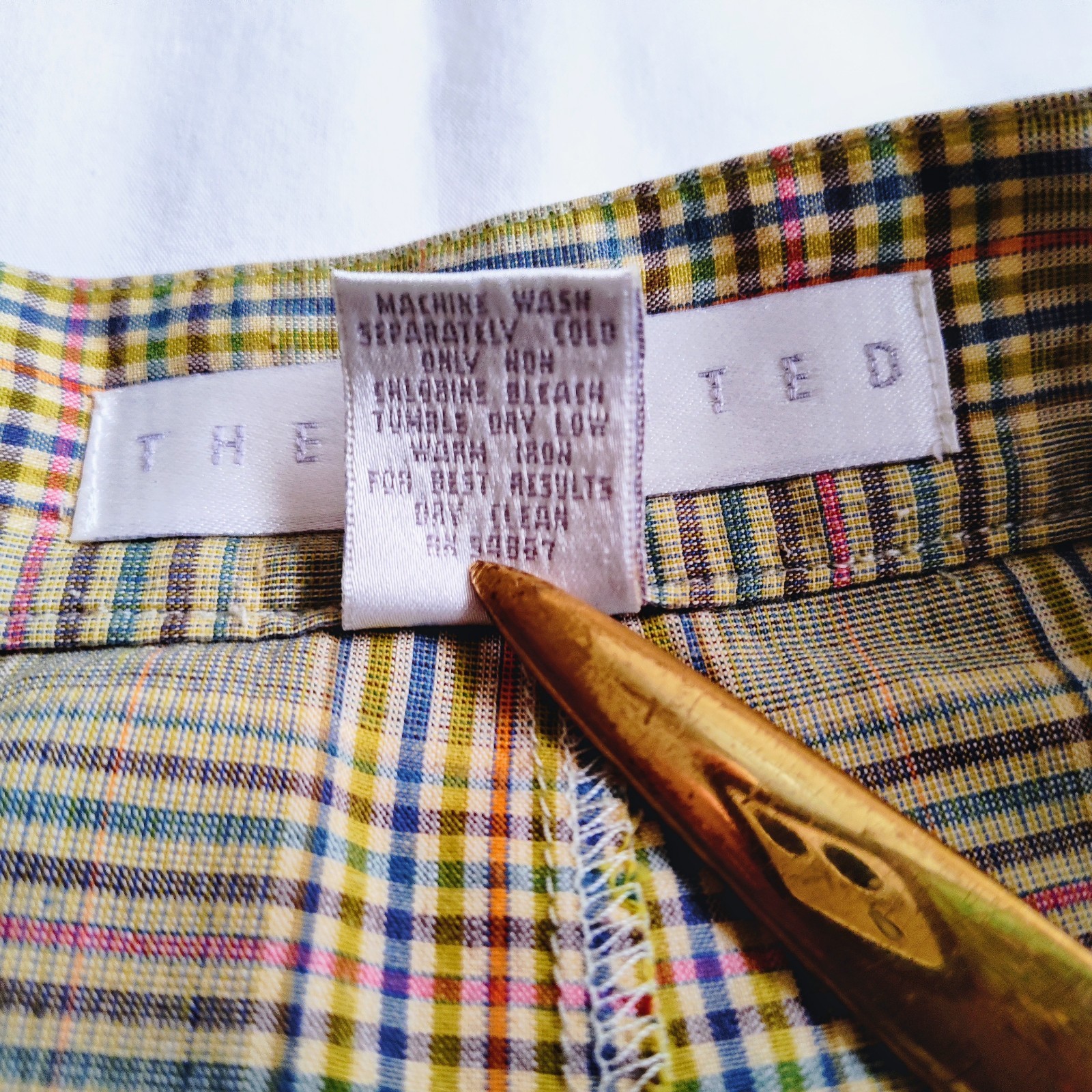 Vintage Y2K The Limited Plaid Skort Light Academia Twilight Bella 90s Poplin