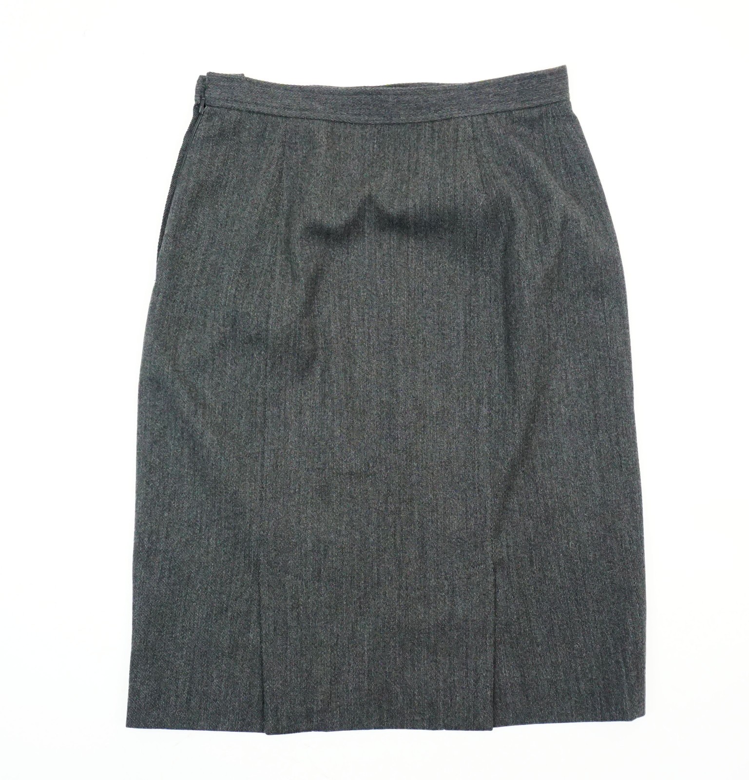 vintage 1990s SKIRT hungaro solo donna paris grey wool size M