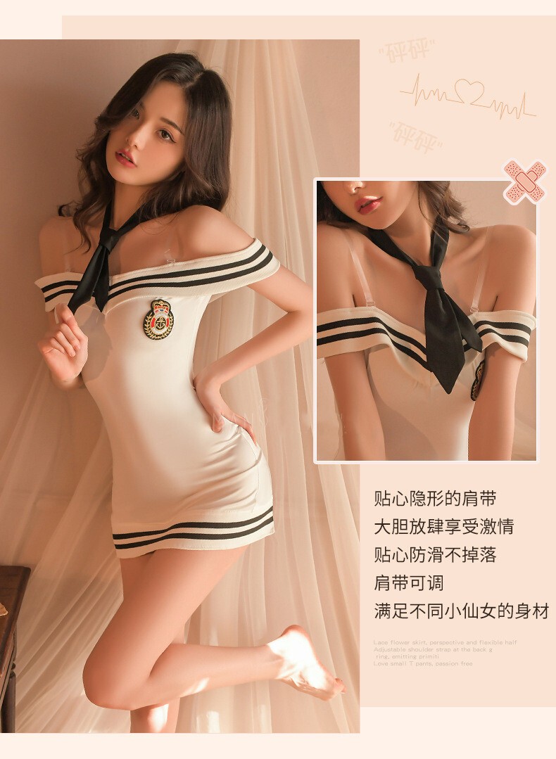 Sexy Police Lady Dress Cosplay Costumes Women Stewardess Lingerie Navy Uniforms