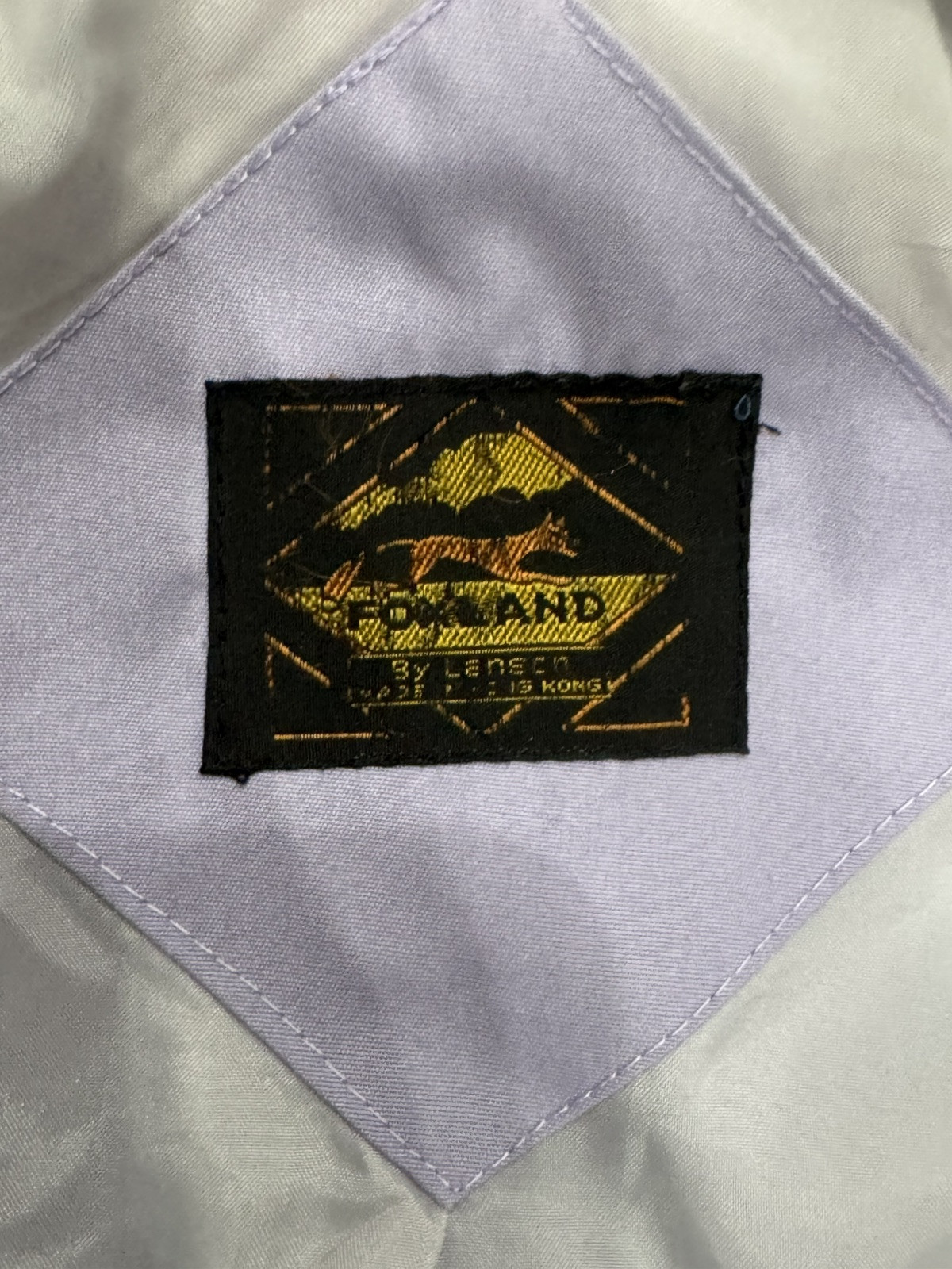 Vintage Foxland By Landon Light Purple Belted Trench Coat Size Small/ Medium