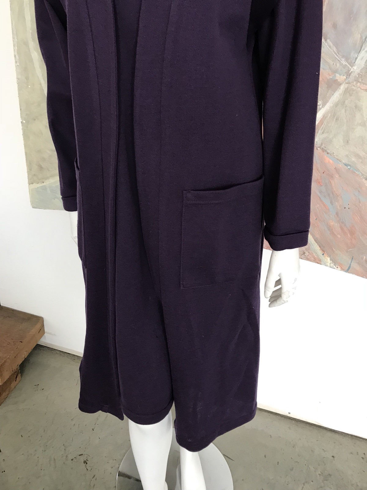 Vintage Wilroy Purple Two Piece Kneelength Dress A6 SZ 14