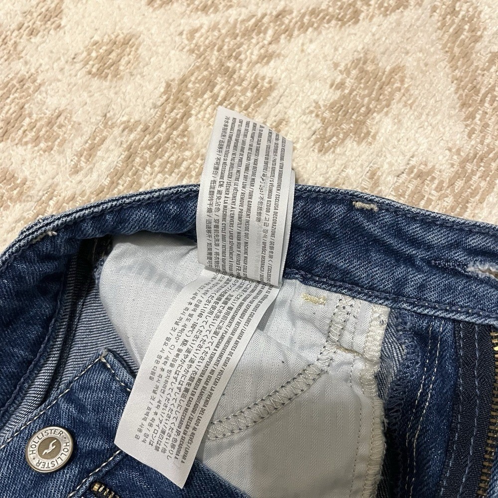 Hollister Ultra High-Rise Patchwork Mom Jeans Women 25×27 90s Retro Vintage