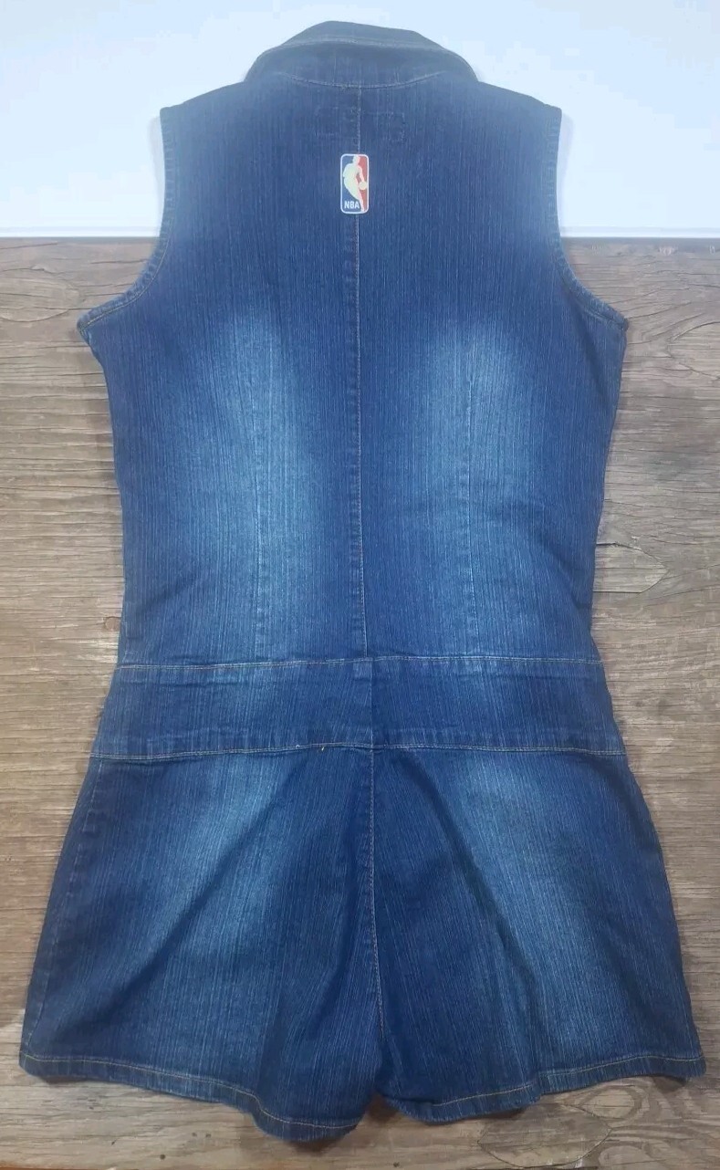 VTG Hardwood Classics Majestic Women’s Eastern Conference Denim Romper size 15