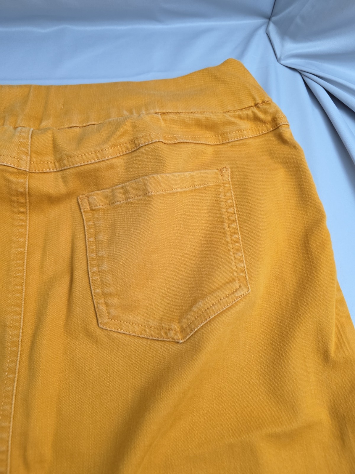 Jessica London Stretch Pencil Skirt Women’s 12W Orange 33×29 Office Career
