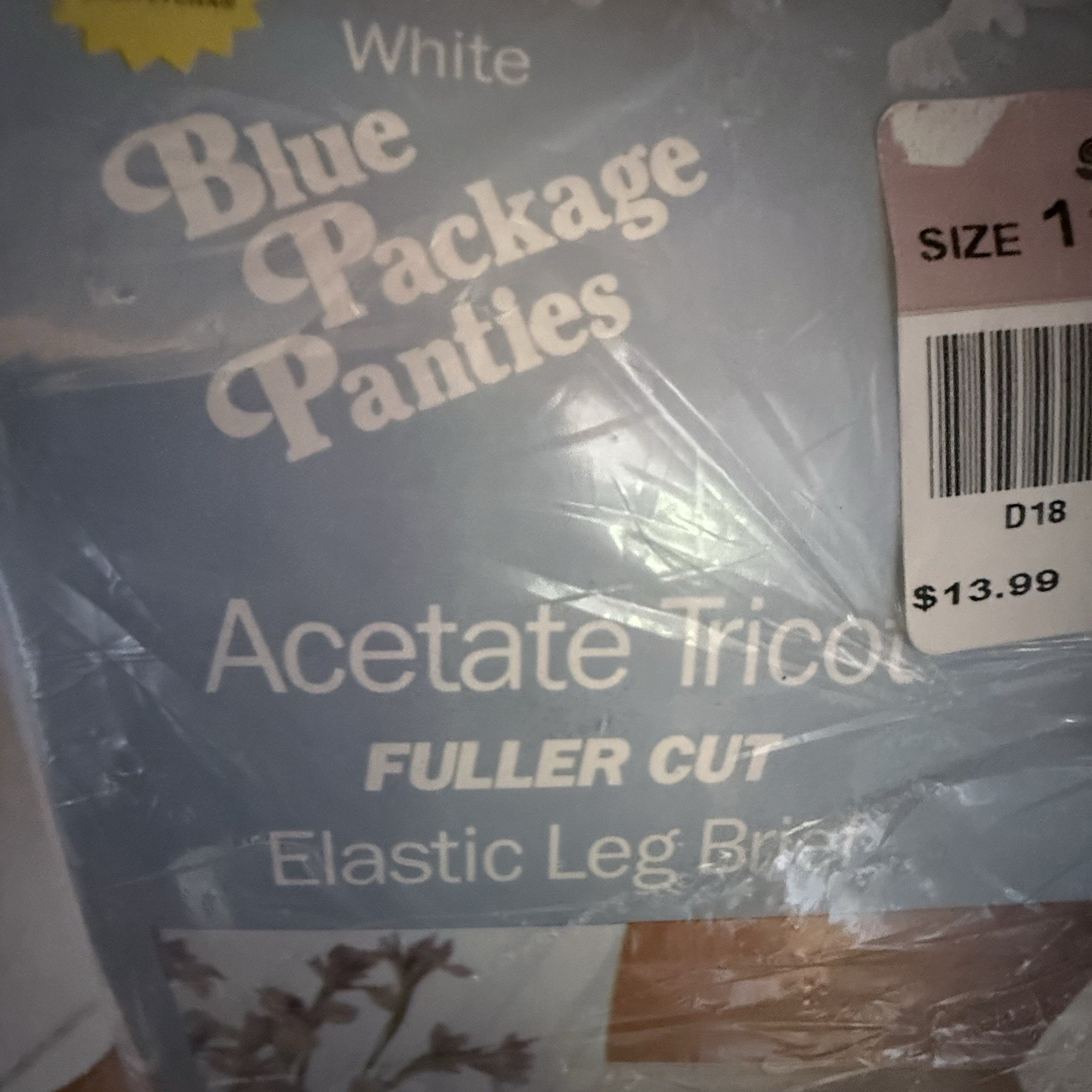 Vintage Granny Underwear SEARS Size 11 In Original 3 Package Acetate Tricot