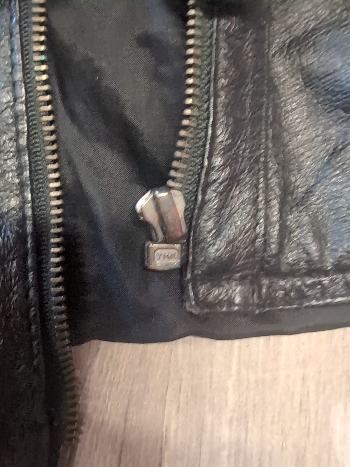 1980s Patchwork Leather Jacket . Medium. D7