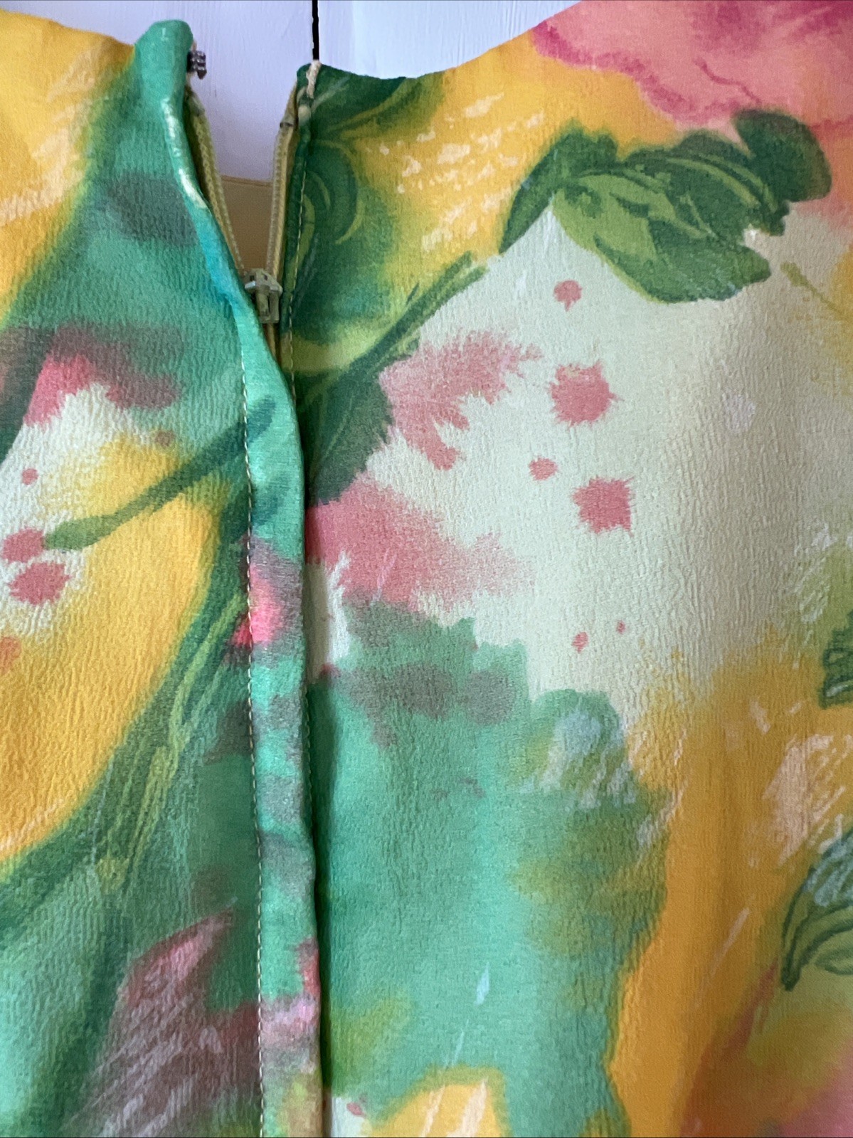 S 1960s Sleeveless Shift Dress Spring Summer NOS 60s VTG