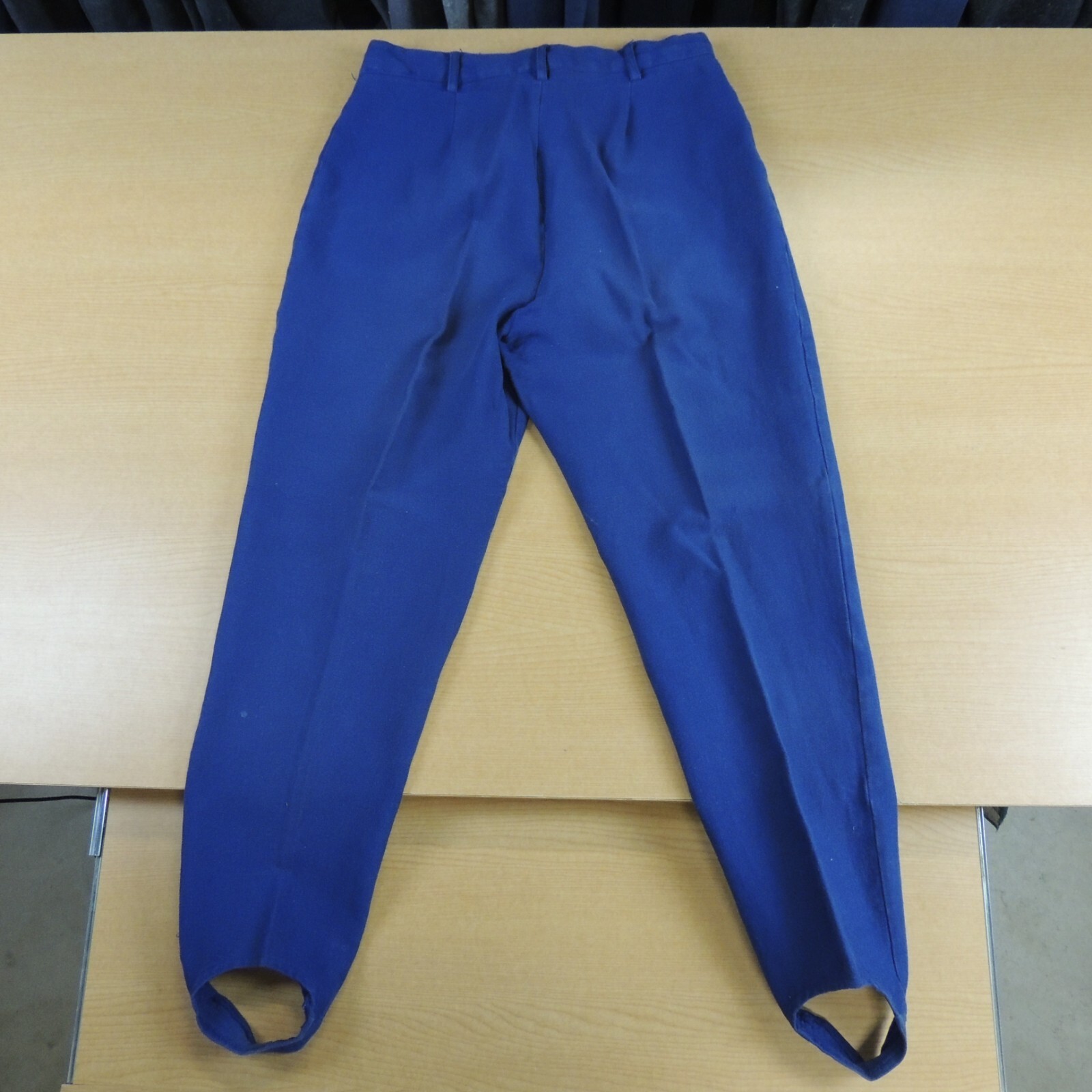 VTG 80 ASHLEIGH MORGAN SPORT BLUE STRETCH HIGH RISE STIRUP PANTS Size 14