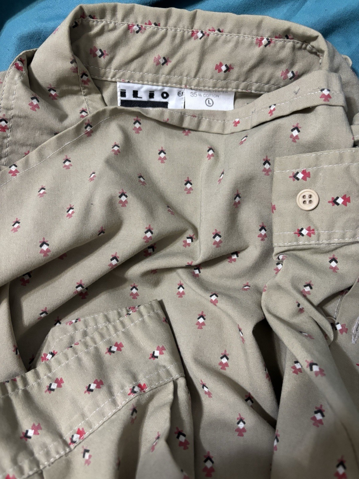 Vintage 80s/90s ILIO button-up shirt size L #buttonup #western