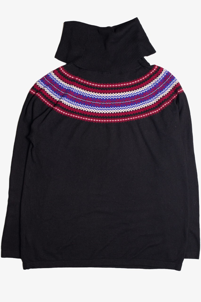 Vintage Ricki’s Fair Isle Sweater Black X-Large