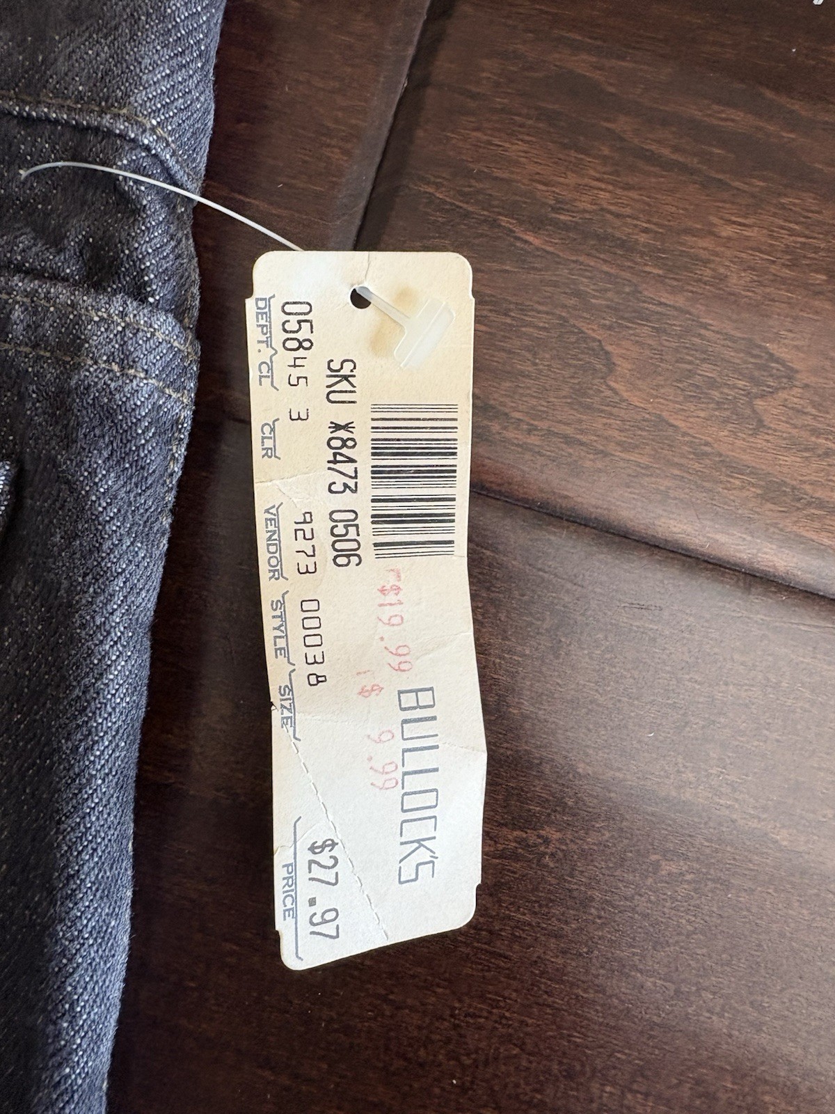 Vintage Levi’s 505 Student Fit Jeans – Deadstock (1988) – 27×32 – Made in USA