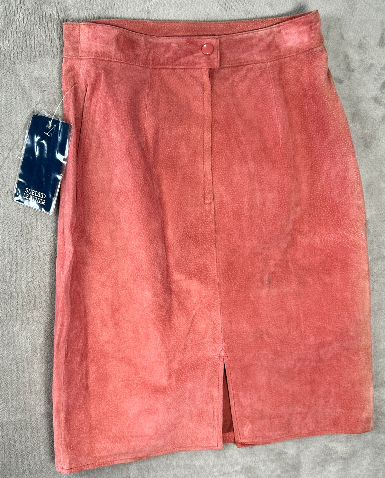 Vintage 1980’S CHIA Suede and Leather Woman’s Size 10/ 26 Inch Waist Length 22