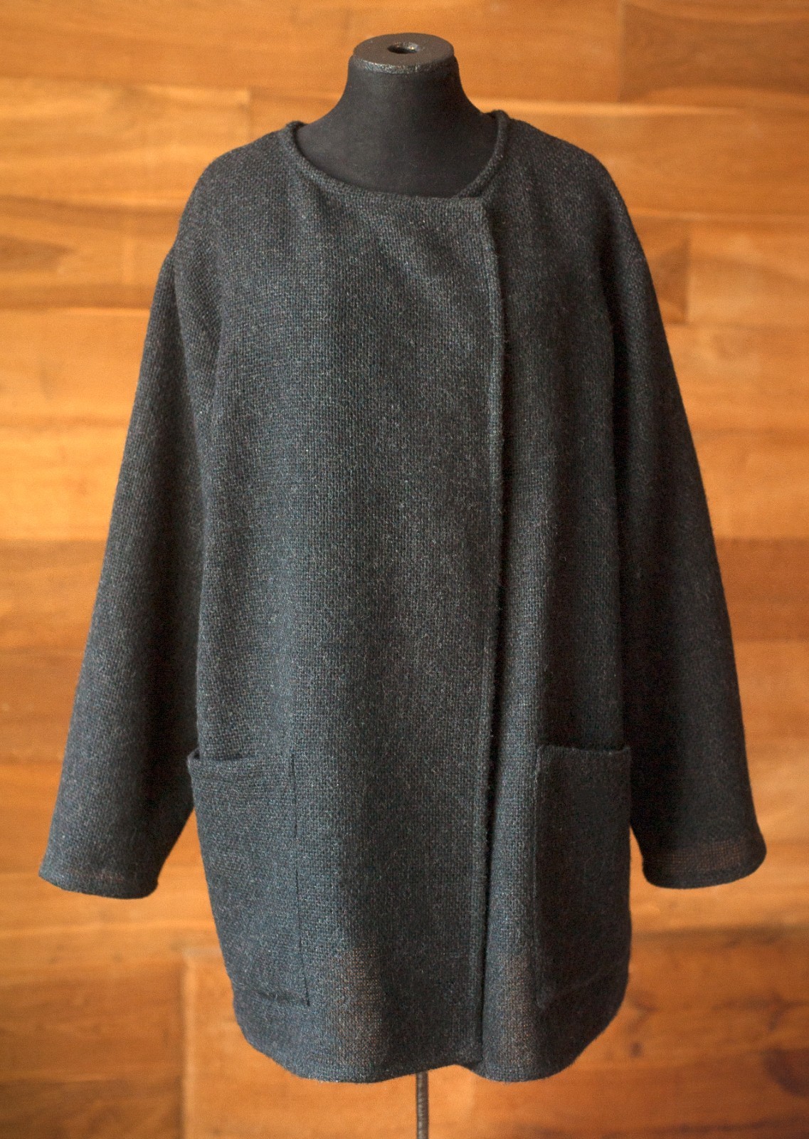 Vintage VUOKKO Nurmesniemi Wool Cardigan Coat, size S