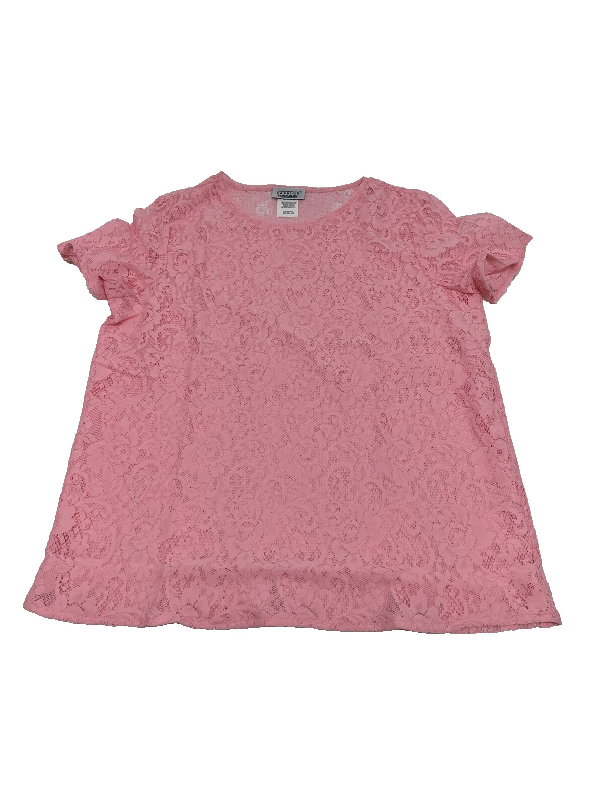 New Vintage Sheer See Through Petal Pink Shirt Fashion Formulas Medium