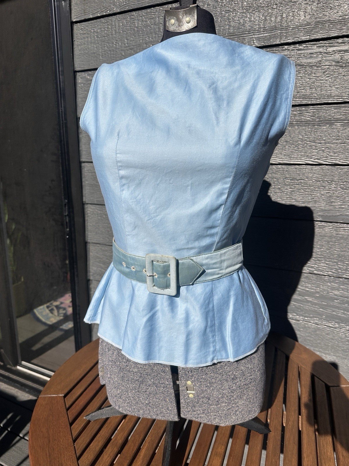1950s Vintage Baby Doll Blouse Extra Small