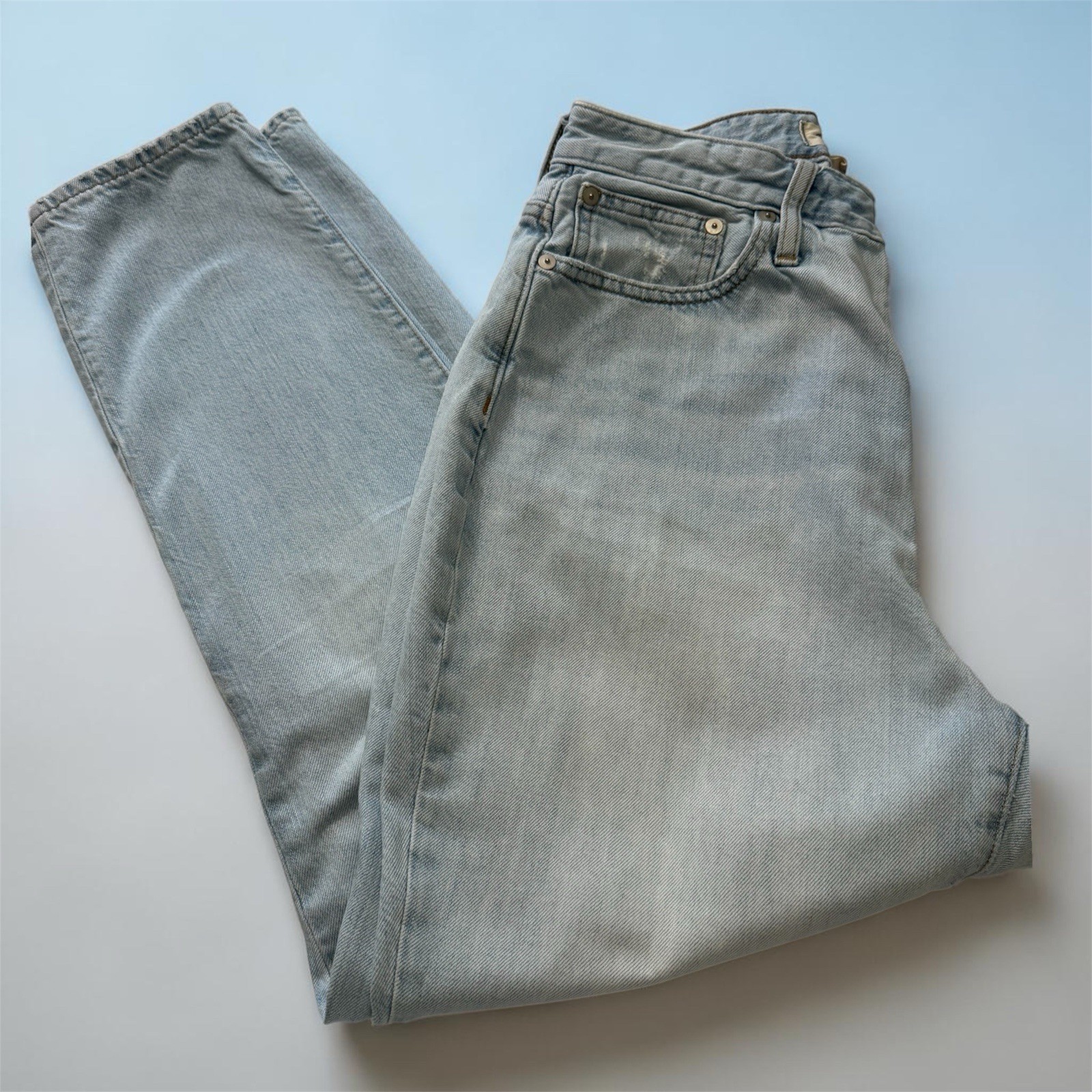 Madewell Curvy Perfect Vintage Jean Light Blue Cotton Women’s Jeans Size 28