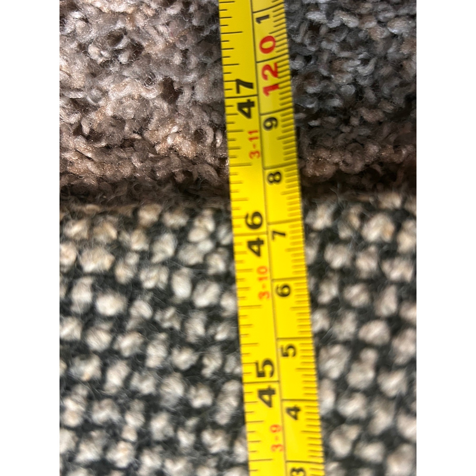 Vintage Great Britain Black White Tweed Wool Maxi Coat Long Trench Jacket Womens