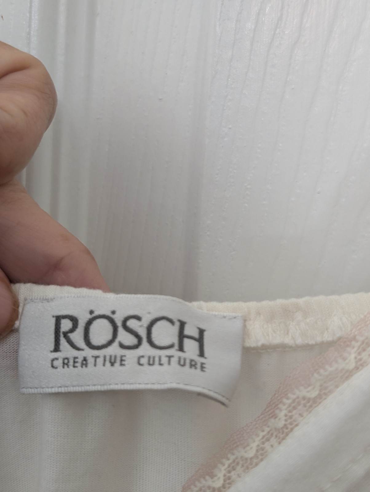 Vintage Rosch Creative Culture Ivory Lace Nightgown Size 12 Ivory Lace Romantic