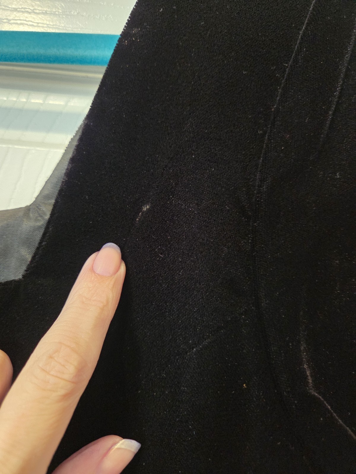 Vintage 1980s-1970s By Late Edition Union Made Black Velvet Mini Dress GUC USA
