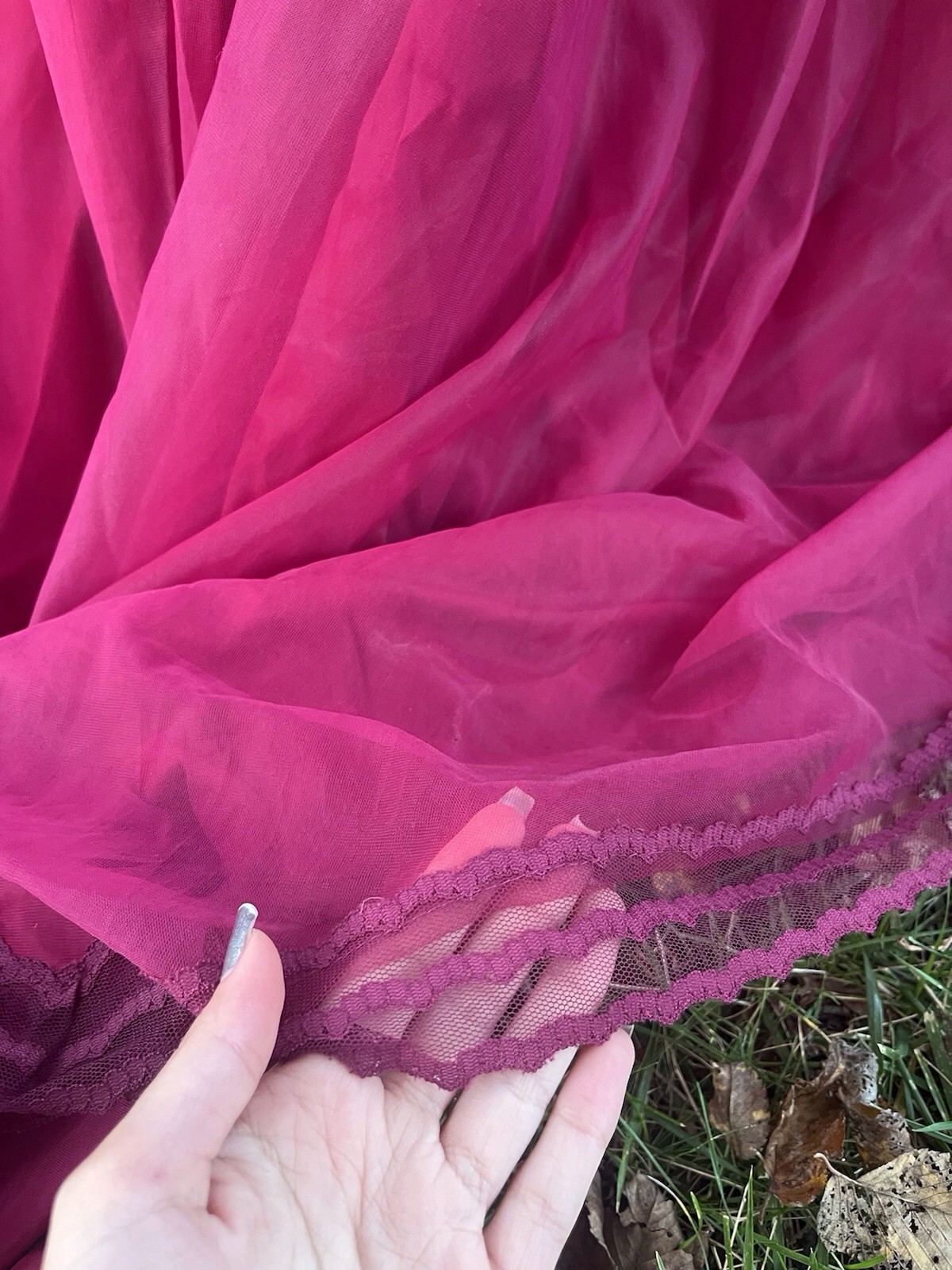 Vintage Prom Dress 1980s Does Victorian Puffy Sleeve High Collar Formal Maxi