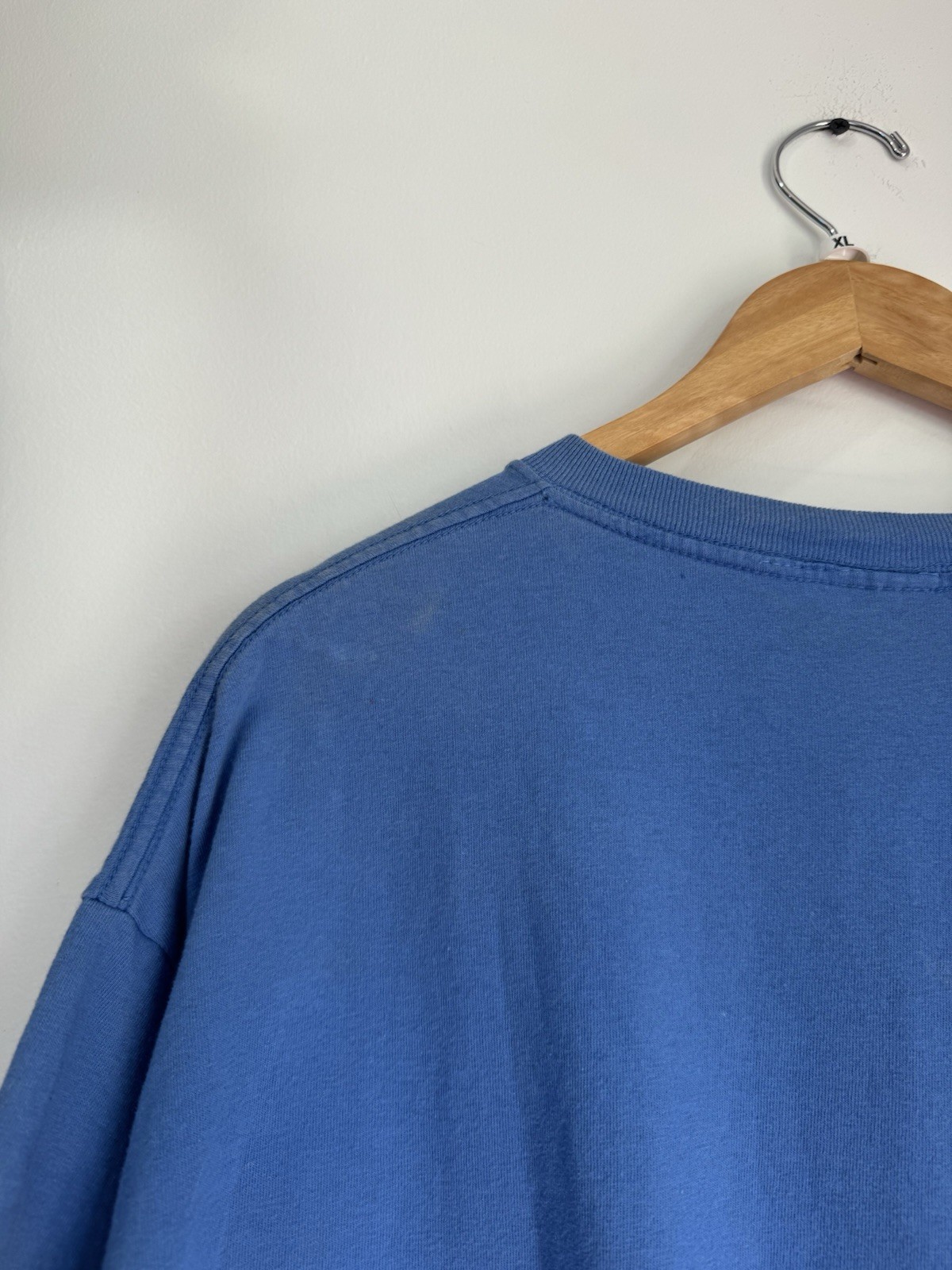 Vintage 90s Endless Designs Cottage Core Cat Sunflower Grandma T-Shirt Blue XL