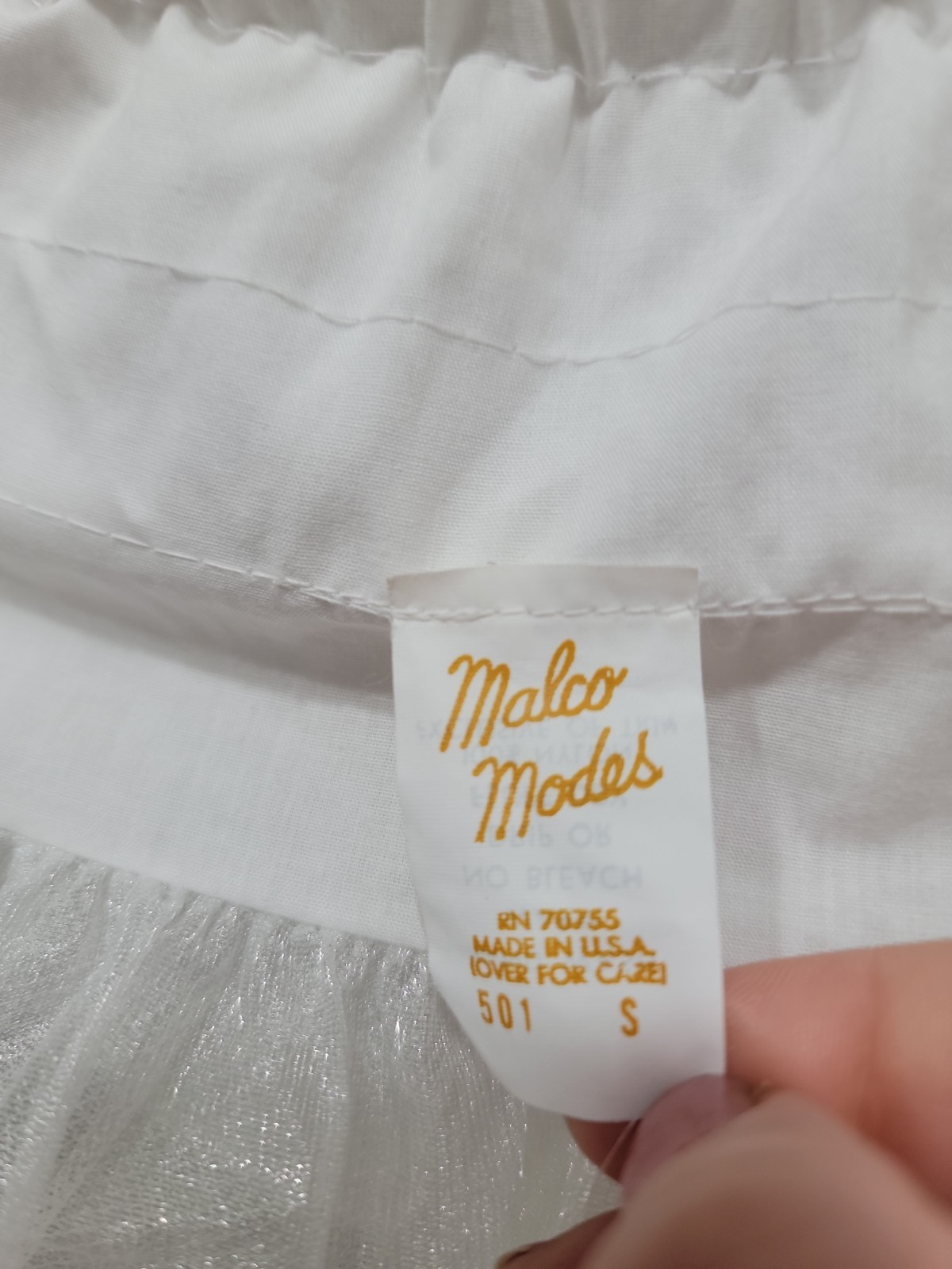 Lot of 5 Vintage Malco Modes S-501 Square Dance Petticoats Crinolines Ruffle Ski