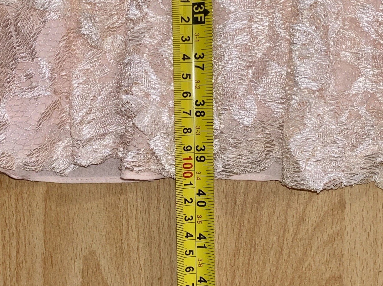 Vtg 80s Womens Victorian Ivory Lace Ruffle Prairie Prom Wedding Dress Sz 8 FLAW