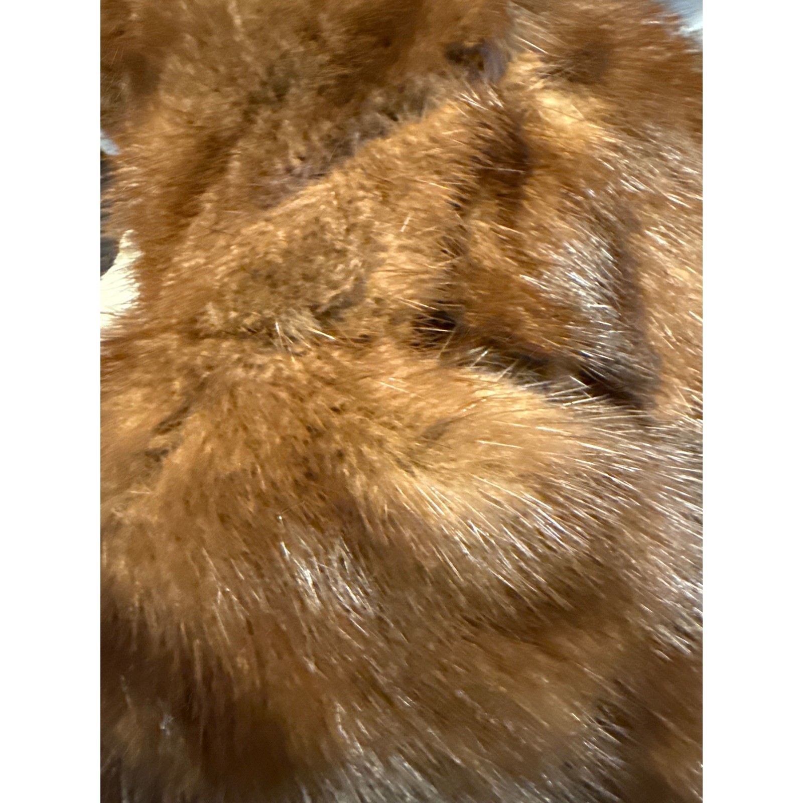 Vintage Ruth McCulloch Brown Wool Cropped Cocktail Jacket Real Mink Fur Collar