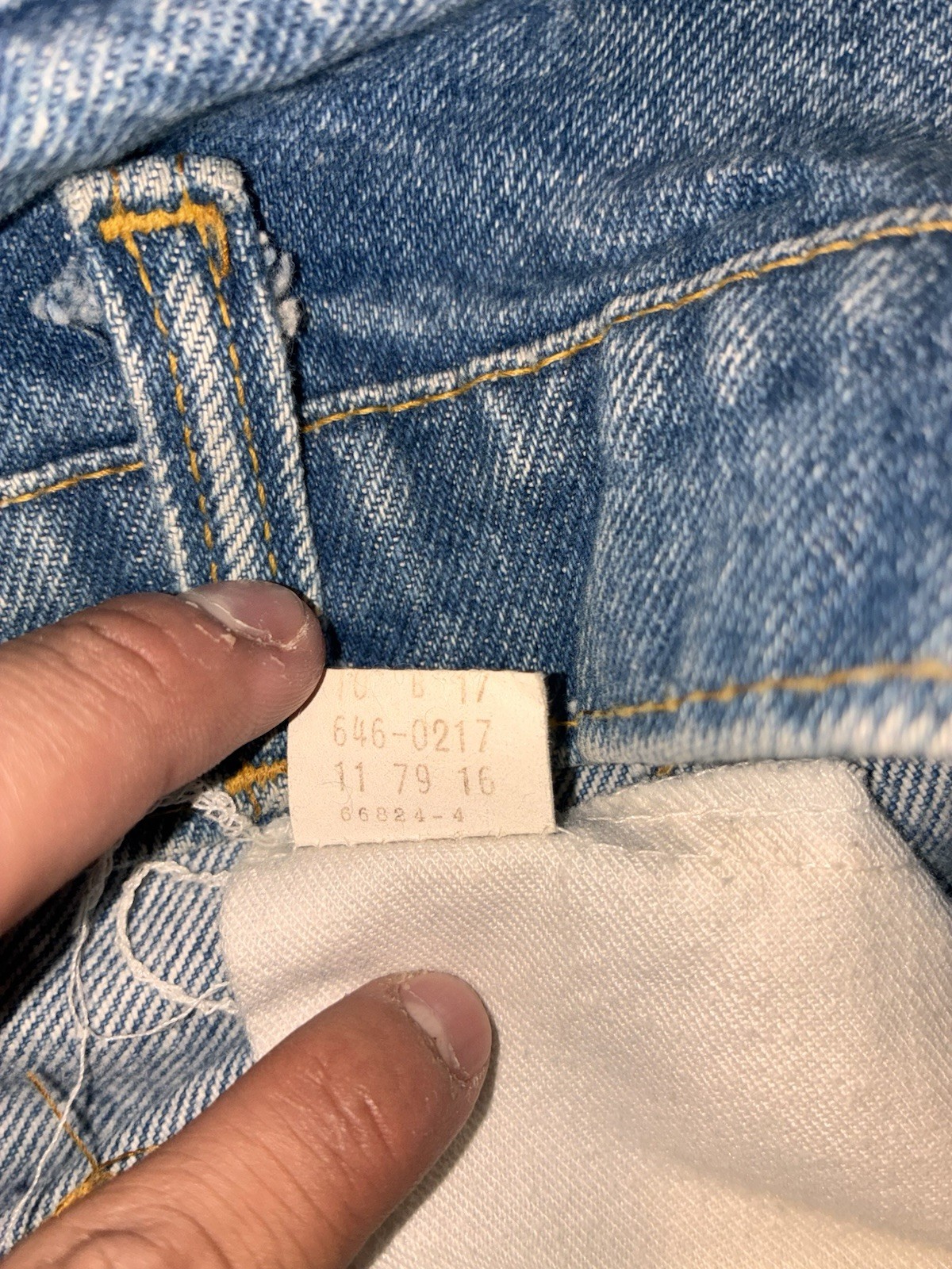 LEVI 646 “Bell Bottoms”, NOV 1979 VINTAGE JEANS (TWO PAIRS)