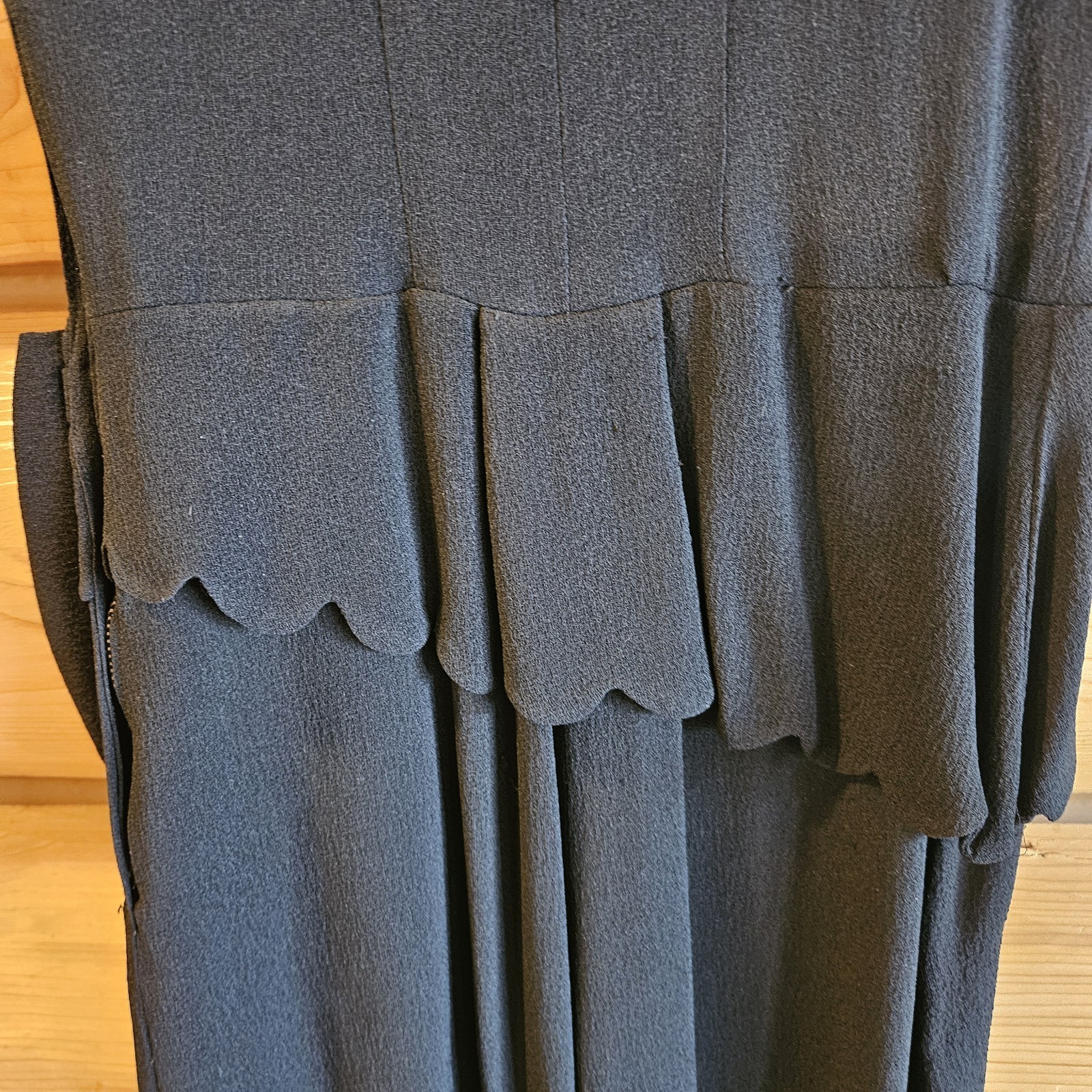 Vintage Black Sleeveless long Evening Gown Size 6