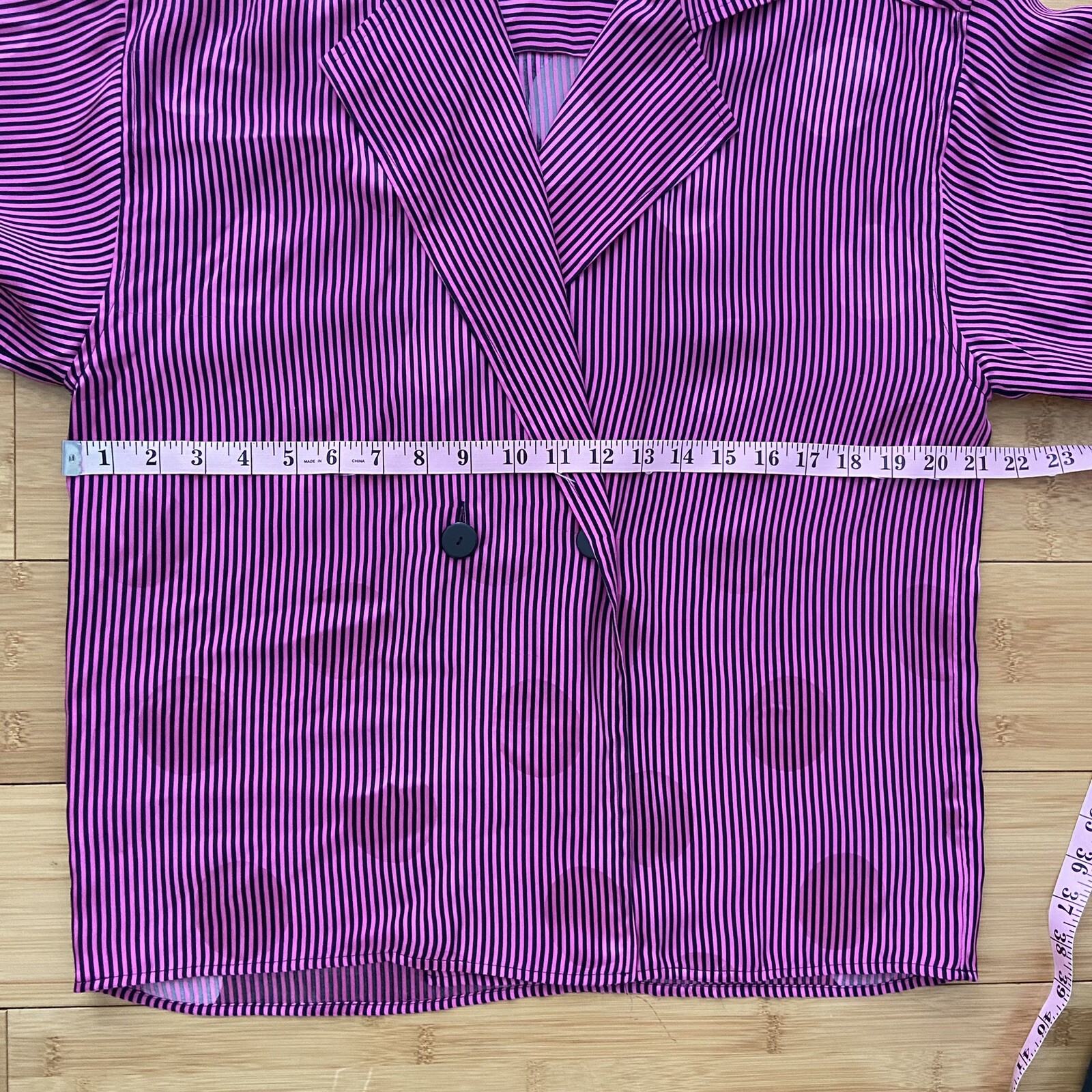Vintage Yves Saint Laurent Womens Silk Blouse 70s 80s Size 42 YSL Pink Dots