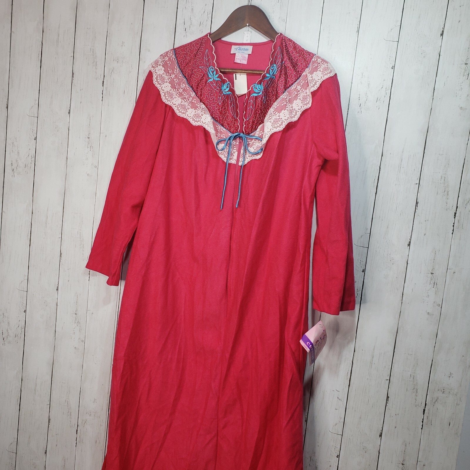 Vintage NWT Deadstock It’s A Charm Robe Housecoat Size Medium Cottagecore USA