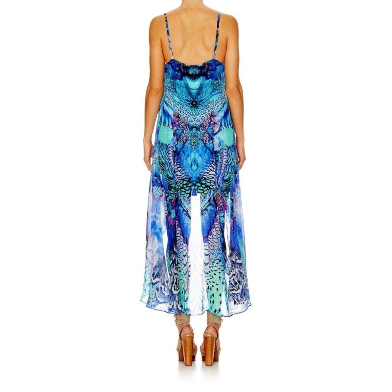 RARE! Camilla Moon Dance Mini Dress With Overlay Size XS