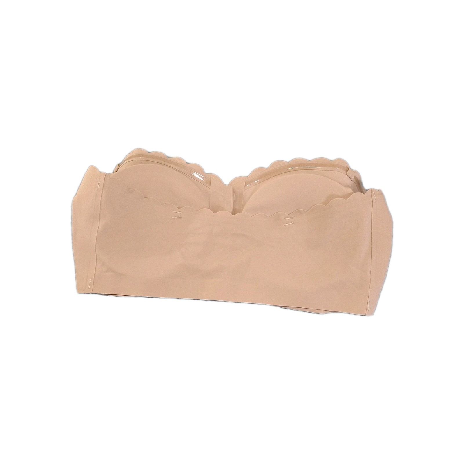 Front Closure Strapless Bra Nude Size Large