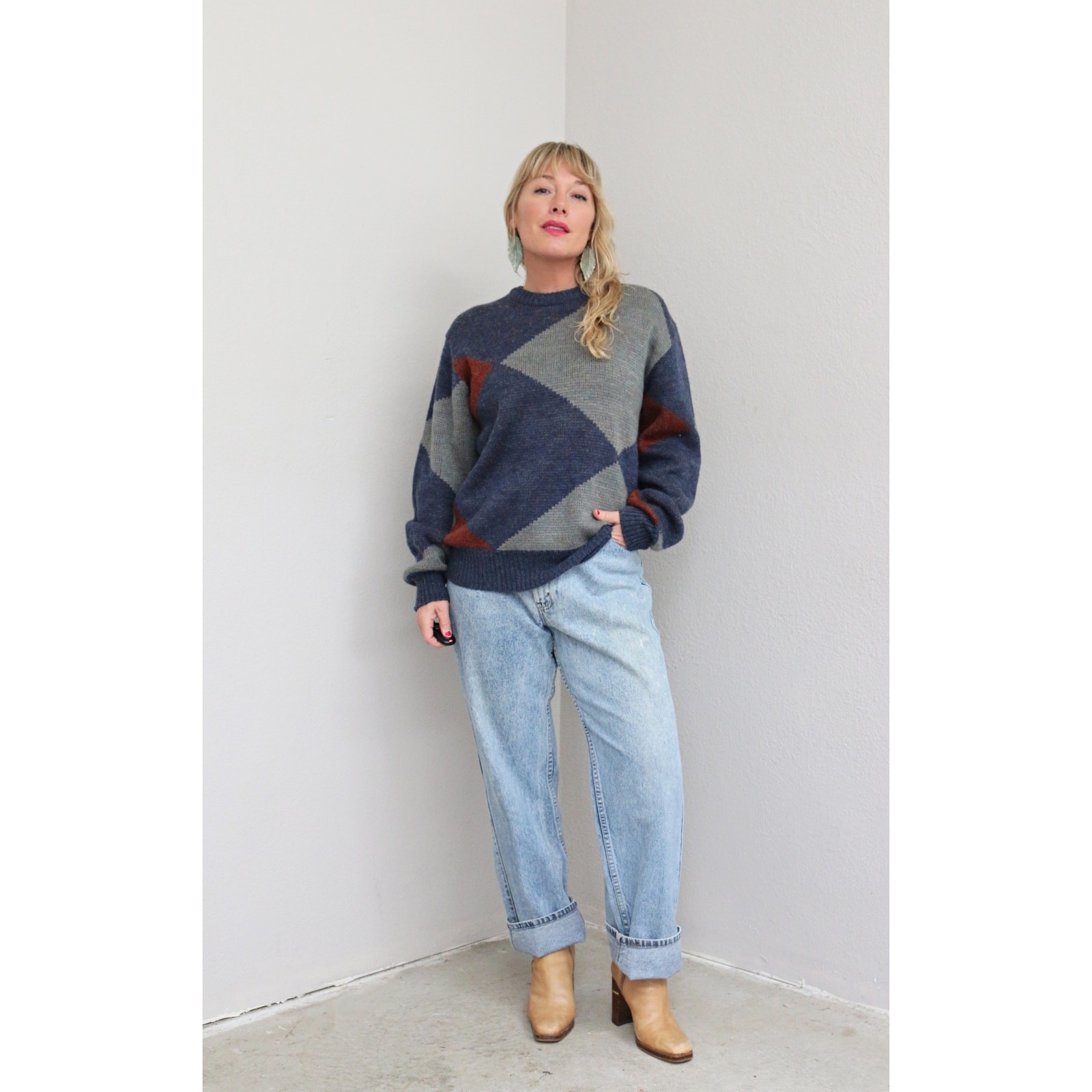 1980’s Vintage Levi’s Baggy Fit 840 Jeans ~ Women’s LG XL 36″ to 37″ ~ Men’s LG