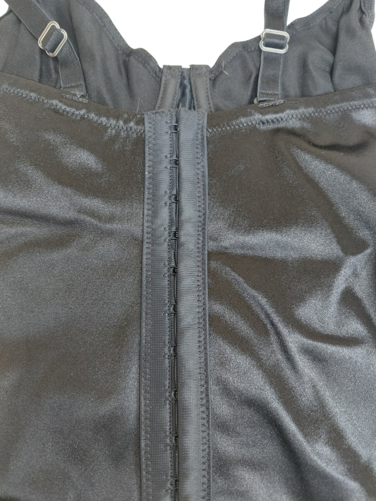 Vintage Nancy Ganz Bodyslimmers Black Lingerie Top Size 34B