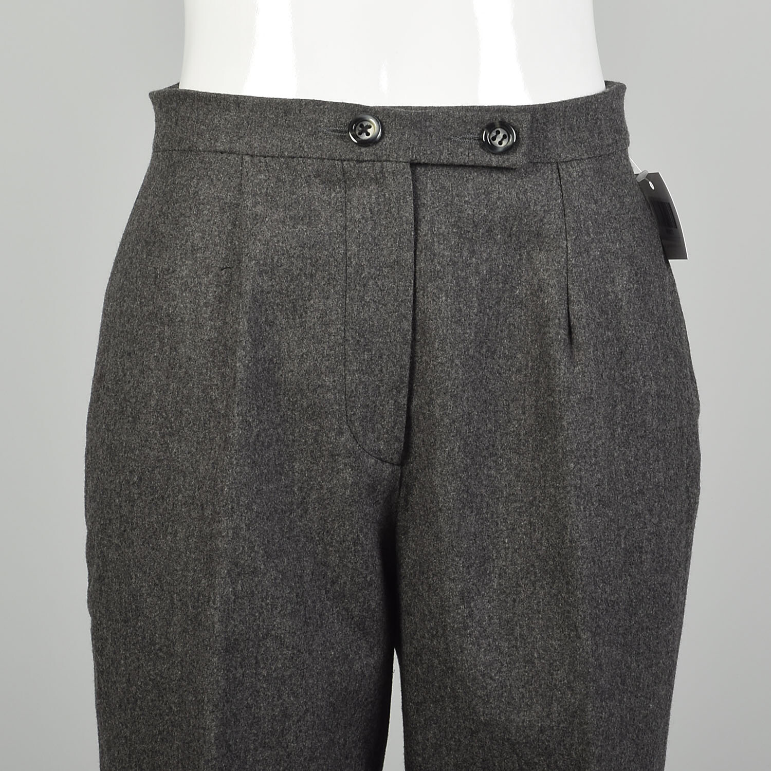 Small 2000s Pants Balenciaga Le Dix Wool Cashmere Tapered Leg Designer VTG