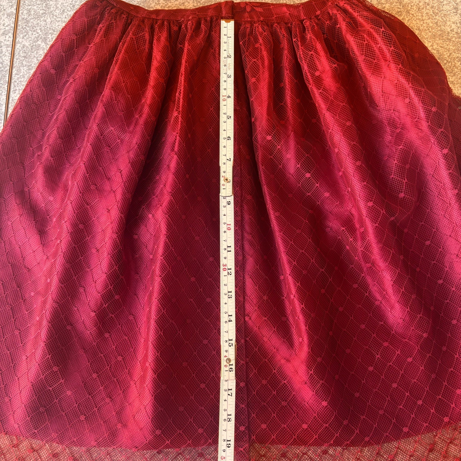 Vintage Burgundy Wine Lace Formal Dress Prom Wedding