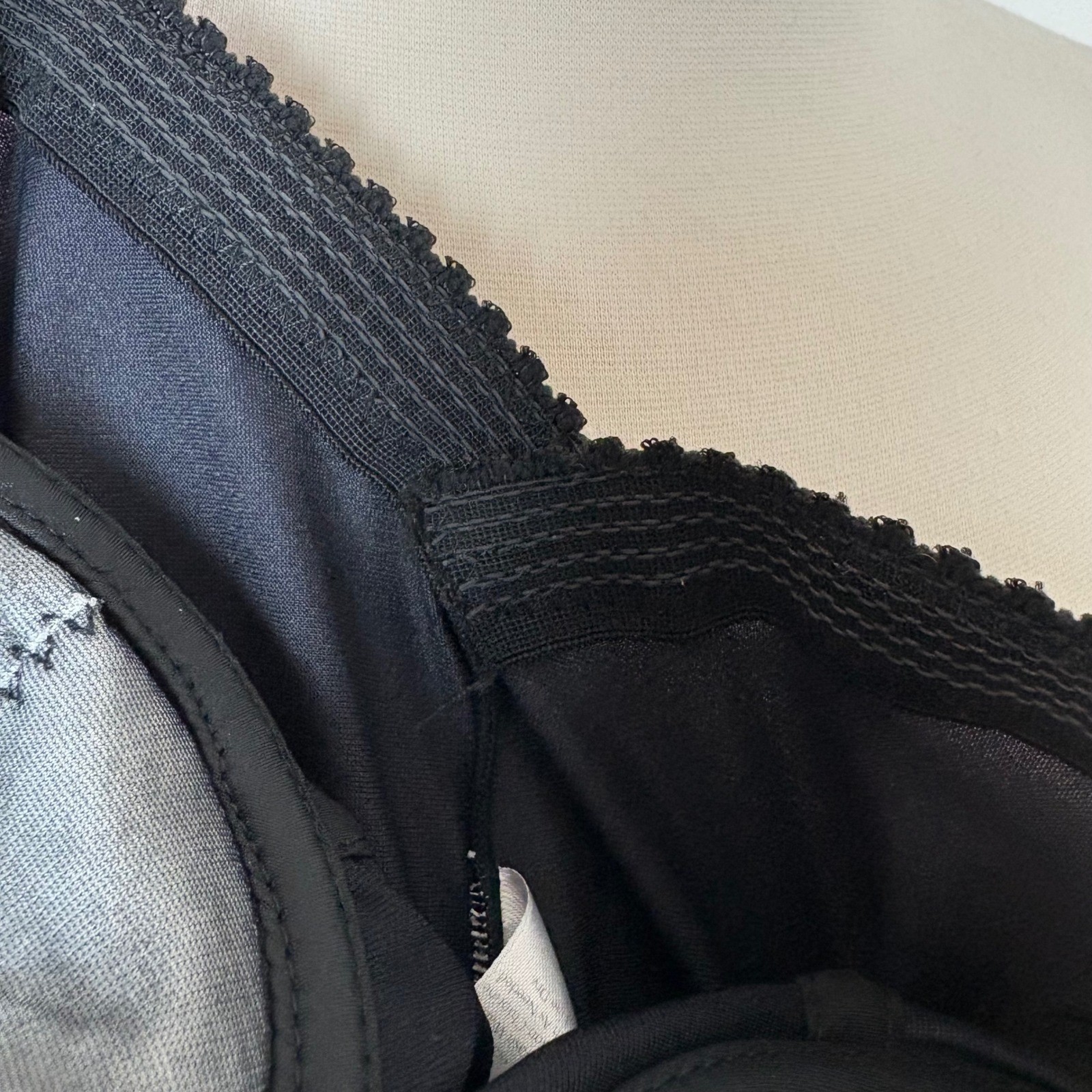 Partners Intimates Vtg Body Shaper Girdle Size 34B Black Lace Trim Strapless